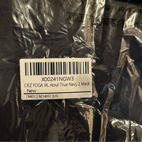 CRZ Yoga pants from Amazon. Straight, ankle length in medium, navy blue. NWT - Picture 6 of 7